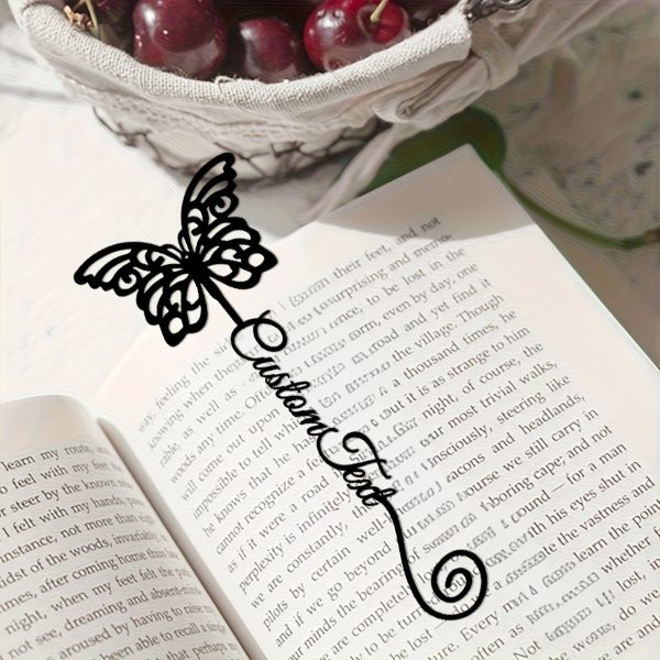 1pc Customized Unique Metal Butterfly Bookmark with Personalized Name - Perfect Gift for Teacher Appreciation, Great for School Season And Book Enthusiasts
