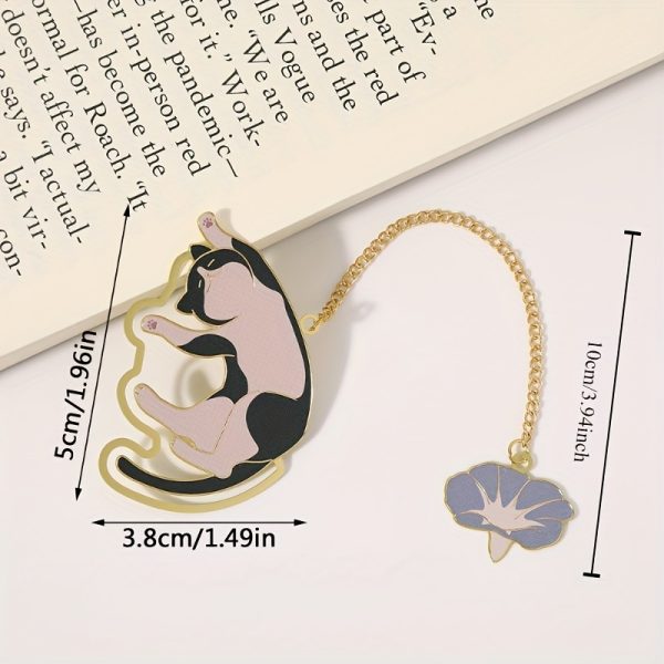 1pc of Cute Cartoon Cat Bookmark, a Creative Study Bookmark, Perfect for Office Stationery Gifts - Image 3