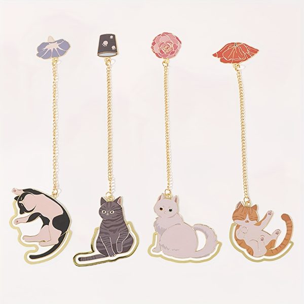 1pc of Cute Cartoon Cat Bookmark, a Creative Study Bookmark, Perfect for Office Stationery Gifts