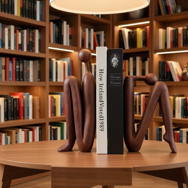 2pcs Set Modern Resin Bookshelf Figurines, Human-Shaped Decorative Bookends Sculptures, Elegant Seated Figure Design Ornaments, Suitable for Bookshelves, Desks, Home Office Decor, Indoor and Outdoor Home Decoration Crafts - Image 10