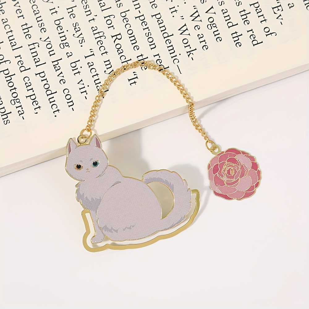 1pc of Cute Cartoon Cat Bookmark, a Creative Study Bookmark, Perfect for Office Stationery Gifts - Image 7