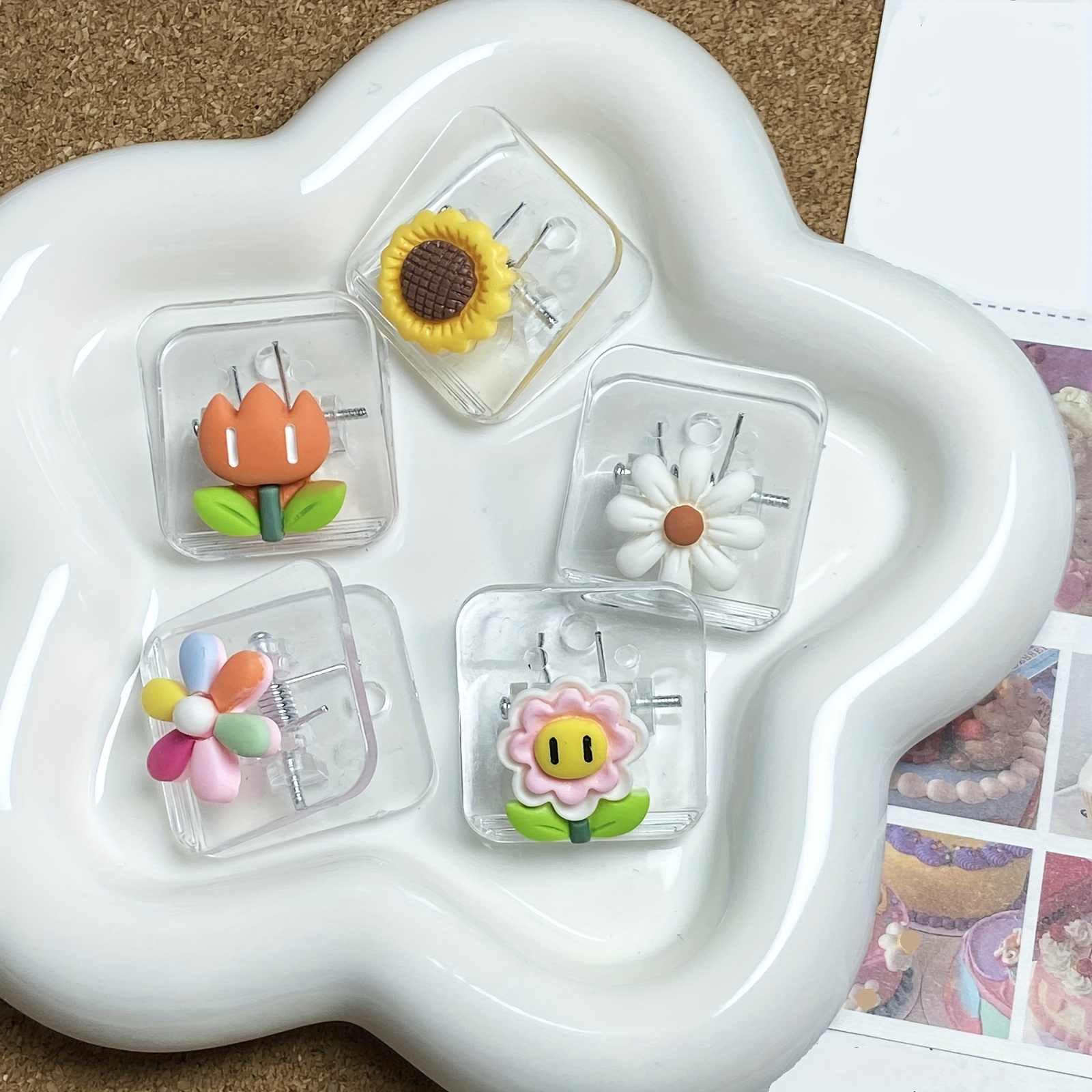 5pcs Cute Plastic Chip Bag Clips Sealing Food Clips Snack Bag Clips Photo Clips Binder Clips Paper Clamps Hinge Clips - Image 2