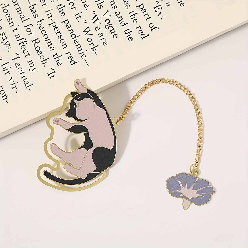 1pc of Cute Cartoon Cat Bookmark, a Creative Study Bookmark, Perfect for Office Stationery Gifts - Image 4