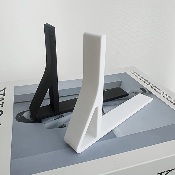 1pc Heavy Plastic Minimalist Book Holder, L-shaped Modern Book Organizer, Home and Study Decoration Book Stand, Suitable for Bookshelves, Desktops, Offices and Study Rooms, Daily Office Supplies - Image 4