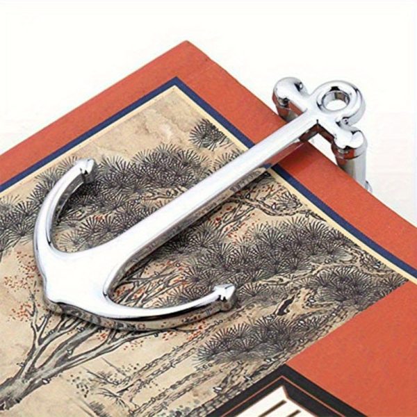 1pc Fashion Anchor Metal Bookmark - Durable Reader'S Clip, Perfect for Graduation Gifts Or Office Additions, Creative, Bookshelf, School Office Supplies - Image 9