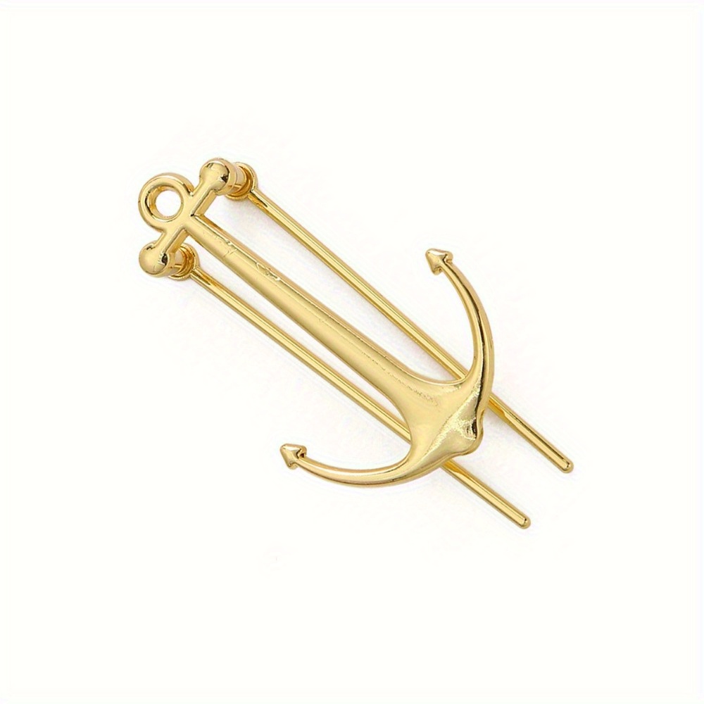 1pc Fashion Anchor Metal Bookmark - Durable Reader