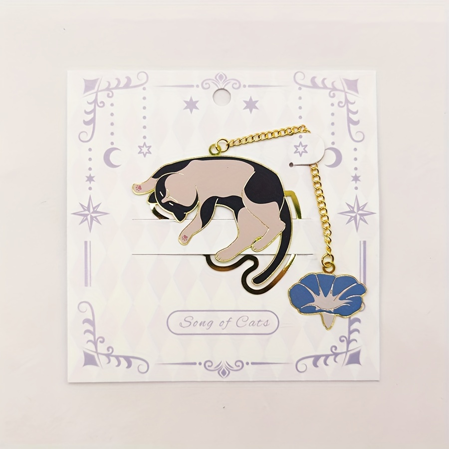 1pc of Cute Cartoon Cat Bookmark, a Creative Study Bookmark, Perfect for Office Stationery Gifts - Image 8