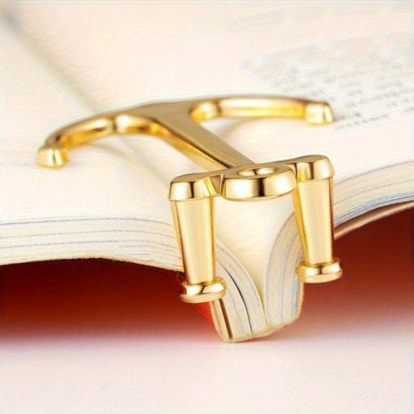 1pc Fashion Anchor Metal Bookmark - Durable Reader'S Clip, Perfect for Graduation Gifts Or Office Additions, Creative, Bookshelf, School Office Supplies