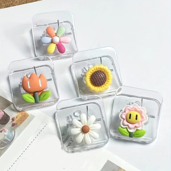 5pcs Cute Plastic Chip Bag Clips Sealing Food Clips Snack Bag Clips Photo Clips Binder Clips Paper Clamps Hinge Clips