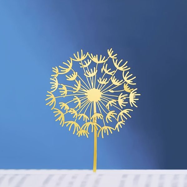 Classic Creative Dandelion Metal Bookmark - Exquisite Stainless Steel Hollow Design, with Tassel, Perfect Gift for Teachers, Classmates, Friends And Family, Very Suitable As a Souvenir - Image 4