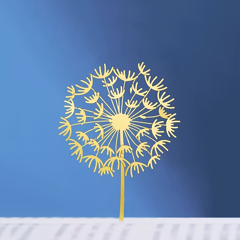 Classic Creative Dandelion Metal Bookmark - Exquisite Stainless Steel Hollow Design, with Tassel, Perfect Gift for Teachers, Classmates, Friends And Family, Very Suitable As a Souvenir - Image 4