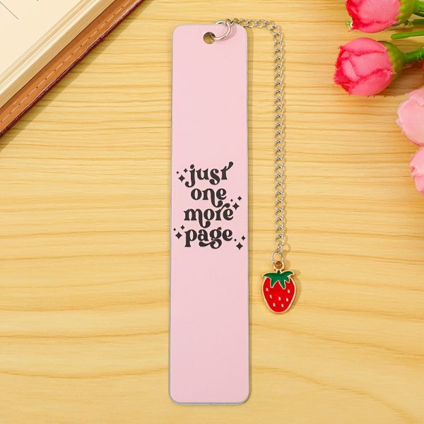 Cute Strawberry Bookmarks, Fruit-shaped Metal Page Markers, Food-themed Reading Accessories for Book Lovers, Students, Perfect for Annotating Novelsu002FTextbooks, Ideal Back to School & Birthday Gift - Image 8