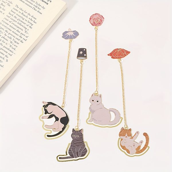 1pc of Cute Cartoon Cat Bookmark, a Creative Study Bookmark, Perfect for Office Stationery Gifts - Image 11
